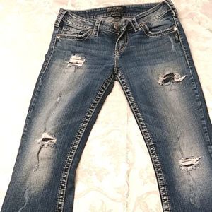 Silver JEANS womens size 28 model pioneer